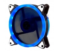 Кулер корпусний 12025 DC sleeve fan 3pin + 4pin - 120 * 120 * 25мм, 12V, 1100об / хв, Blue, двосторонній