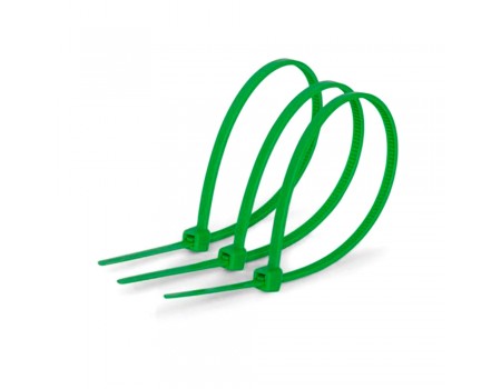 Стяжки нейлон 2,5х150mm зелені (1000 шт) висока якість, діапазон робочих температур: від -45С до + 80С
