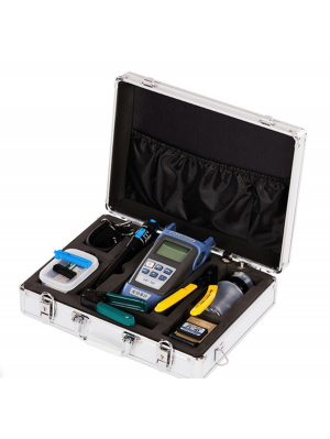 Набір інструментів і тестерів для роботи з оптичним кабелем FC-6S 10  в 1 Metall Case