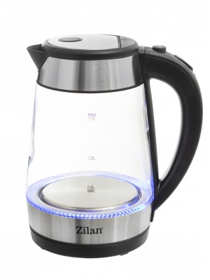 Електричний скляный чайник Zilan ZLN3963, 1850-2200W