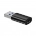 Адаптер переходник Baseus Ingenuity Series Mini OTG Adaptor USB 3.1 to Type-C Black (ZJJQ000101)