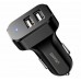Автомобільний зарядний пристрій Usams US-CC087 C13 2.1A Dual USB Car Charger Black
