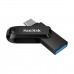 Flash SanDisk USB 3.1 Ultra Dual Go Type-C 256Gb (150 Mb/s)