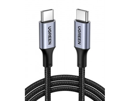 Кабель UGREEN US316 USB-C Cable Aluminum Case with Braided 2m (Black) (UGR-70429)