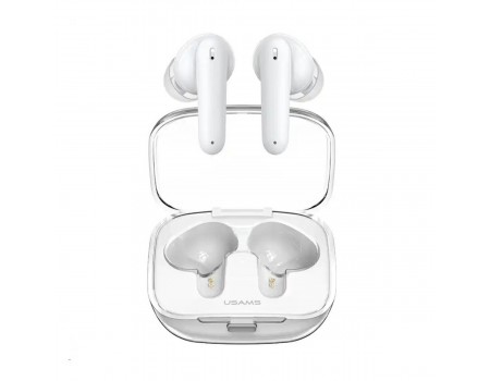 Наушники Usams US-BE16 Transparent TWS Earbuds -- BE Series BT5.3 White