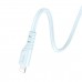 Кабель HOCO X97 Crystal color silicone charging data cable iP light blue