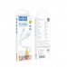 Кабель HOCO X97 Crystal color silicone charging data cable iP light blue