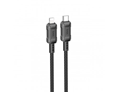 Кабель HOCO X94 Leader PD charging data cable iP Black