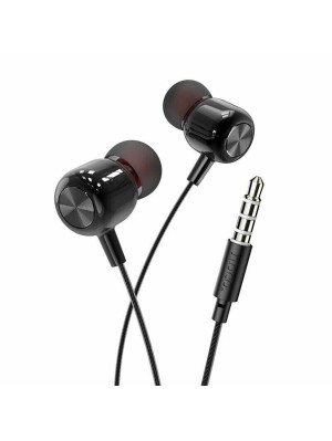 Навушники HOCO M87 String wired earphones with with microphone Gloomy Black
