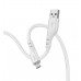 Кабель HOCO X97 Crystal color silicone charging data cable Micro light gray