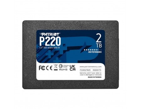 SSD Patriot P220 2TB 2.5&quot; 7mm SATAIII