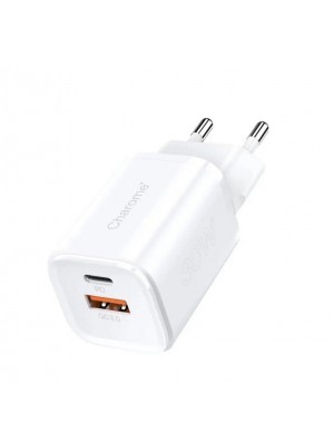 Сетевое зарядное устройство для CHAROME C11s PD33W GaN (USB-C+USB-A) Charger Set White