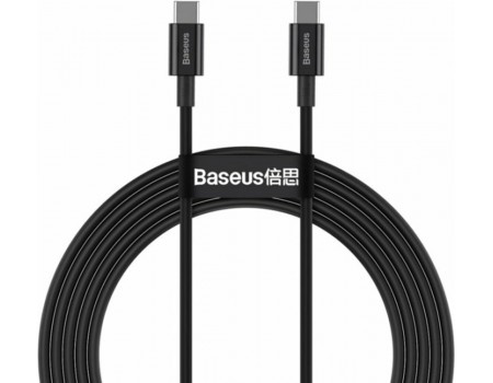 Кабель Baseus Superior Series Fast Charging Data Cable Type-C to Type-C 100W 2m Black