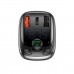 Автомобільний зарядний пристрій з FM-модулятором Baseus T Shaped S-13 Car Bluetooth MP3 Player (PPS Fast Charger Edition) Black