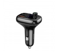 Автомобільний зарядний пристрій з FM-модулятором Baseus T Shaped S-13 Car Bluetooth MP3 Player (PPS Fast Charger Edition) Black