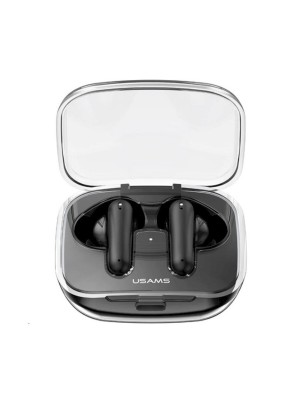 Наушники Usams US-BE16 Transparent TWS Earbuds - BE Series BT5.3 Black