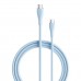 Кабель Vention USB 2.0 C Male to C Male 5A Cable 1M Light Blue Silicone Type (TAWSF)