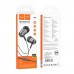 Наушники HOCO M108 Spring metal universal earphones with mic Metal Gray