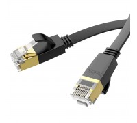 Кабель HOCO US07 General pure copper flat network cable(L=1M) Black