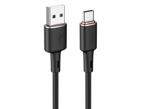 Кабель ACEFAST C2-04 USB to Type-C 3A, 1.2m, silicone, zinc connectors, Black