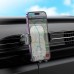 Тримач для мобiльного з бездротовою зарядкою HOCO HW4 Journey wireless fast charging car holder(air outlet) Black