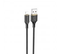 Кабель HOCO X95 Goldentop charging data cable iP Black