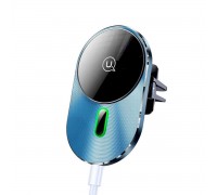 Держатель для мобильного Usams US-CD170 Magnetic Car Wireless Charging Phone Holder (Air Vent) 15W (With Magnetic Ring)