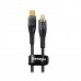 Кабель Essager Interstellar Transparent Design USB Разъемы Cable Type C to Lightning 2m black (EXCTL-XJA01-P)