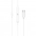Навушники BOROFONE M80 Magnificent Type-C wire-controlled digital earphones with microphone White