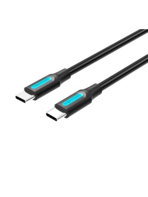 Кабель Vention USB 2.0 C Male to Male Cable 1M Black PVC Type (COSBF)