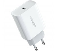 Зарядний пристрій UGREEN CD137 Fast Charging Power Adapter with PD 20W EU (White) (UGR-60450)