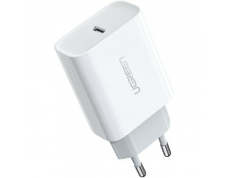 Зарядное устройство для UGREEN CD137 Fast Charging Power Adapter with PD 20W EU (White) (UGR-60450)