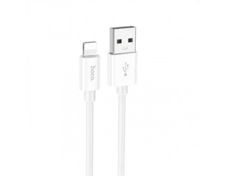 Кабель HOCO X87 Magic silicone charging data cable for iP White