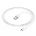 Кабель HOCO X87 Magic silicone charging data cable for iP White
