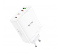 Мережевий зарядний пристрій HOCO N31 Leader PD100W four-port(3C1A) fast charger White