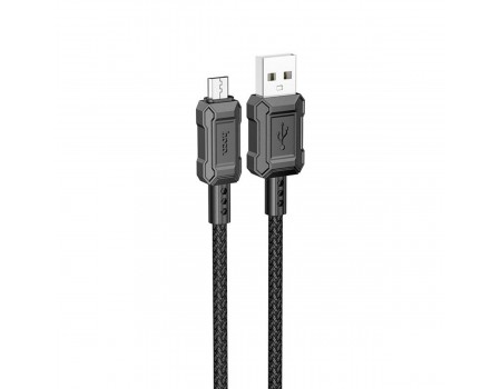 Кабель HOCO X94 Leader charging data cable Micro Black