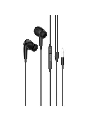 Наушники BOROFONE BM80 Pro Elegant wire-controlled earphones with microphone Black