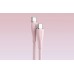 Кабель Vention USB 2.0 C Male to C Male 5A Cable 1.5M Pink Silicone Type (TAWPG)