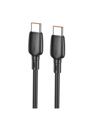 Кабель BOROFONE BX93 Super power 100W fast charging data cable Type-C to Type-C Black