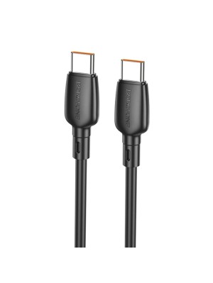 Кабель BOROFONE BX93 Super Power 100W Fast Charging Data Cable Type-C to Type-C Black