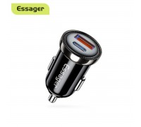 Автомобільний зарядний пристрій Essager Sunset Type-C to Lightning 20W USB Charging Cable  black (ECC2Q-WL0A)