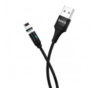 Кабель HOCO U76 Fresh magnetic charging cable for iP Black