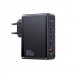 Сетевое зарядное устройство для Usams US-CC163 T50 100W 4 Ports ACCC GaN Fast Charger (EU) Black