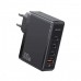 Сетевое зарядное устройство для Usams US-CC163 T50 100W 4 Ports ACCC GaN Fast Charger (EU) Black