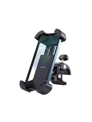 Велотримач для мобільного Usams US-ZJ064 Cycling Shockproof Phone Holder Black