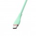 Кабель Vention USB 2.0 C Male to C Male 5A Cable 1.5M Light Green Silicone Type (TAWGG)