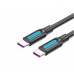 Кабель Vention USB 2.0 C Male to C Male 5A Cable 1M Black PVC Type (COTBF)