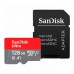microSDXC (UHS-1) SanDisk Ultra 128Gb class 10 A1 (140Mb/s) (adapter SD)