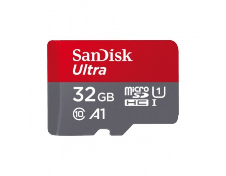 microSDHC (UHS-1) SanDisk Ultra 32Gb class 10 A1 (120Mb/s) (adapter SD)