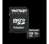 microSDXC (UHS-1) Patriot LX Series 128Gb class 10 (adapter SD)